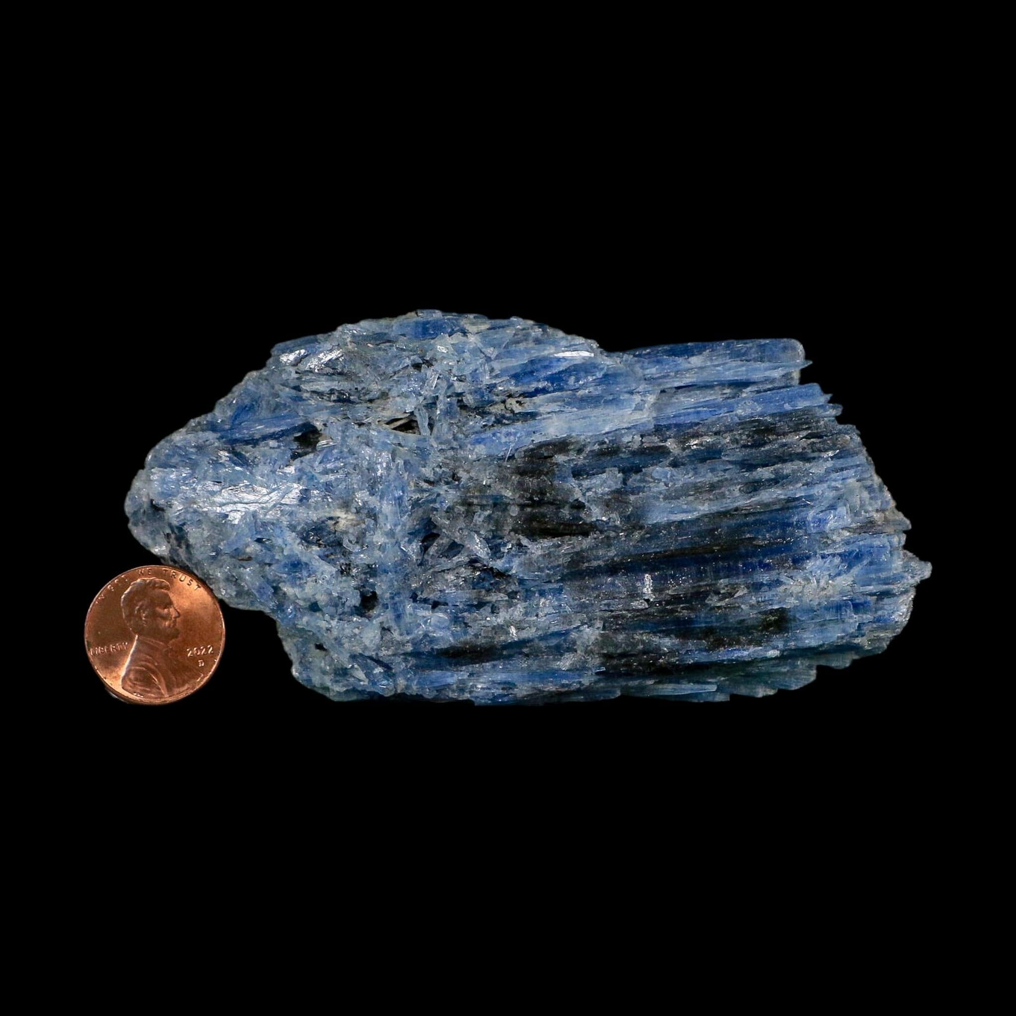 4.2" Rough Natural Sky Blue Kyanite And Quartz Crystal Mineral Specimen Brazil