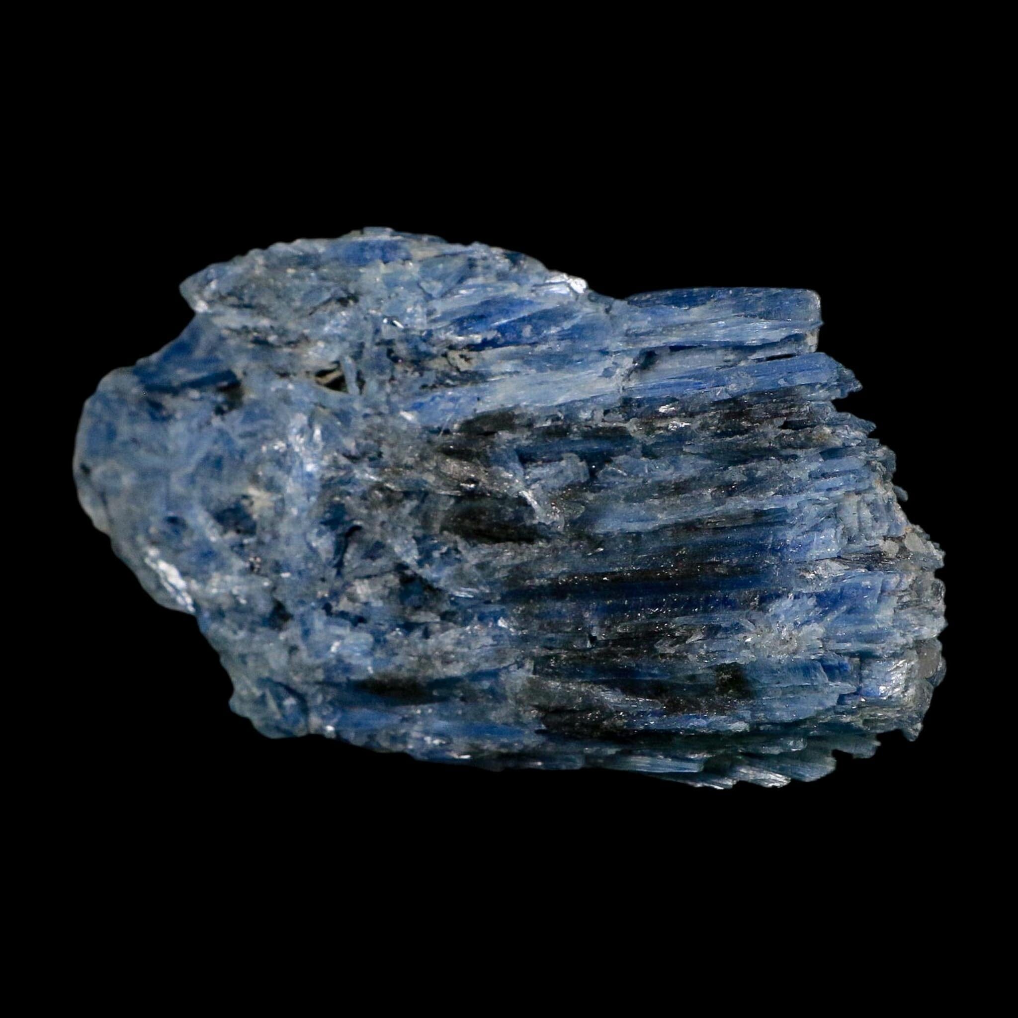 4.2" Rough Natural Sky Blue Kyanite And Quartz Crystal Mineral Specimen Brazil