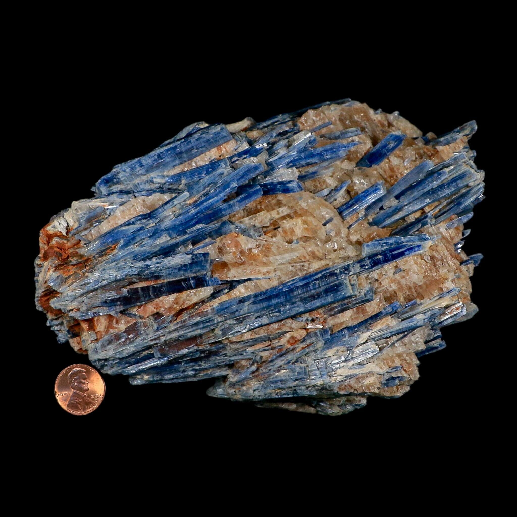 6.5" Rough Natural Sky Blue Kyanite And Quartz Crystal Mineral Specimen Brazil