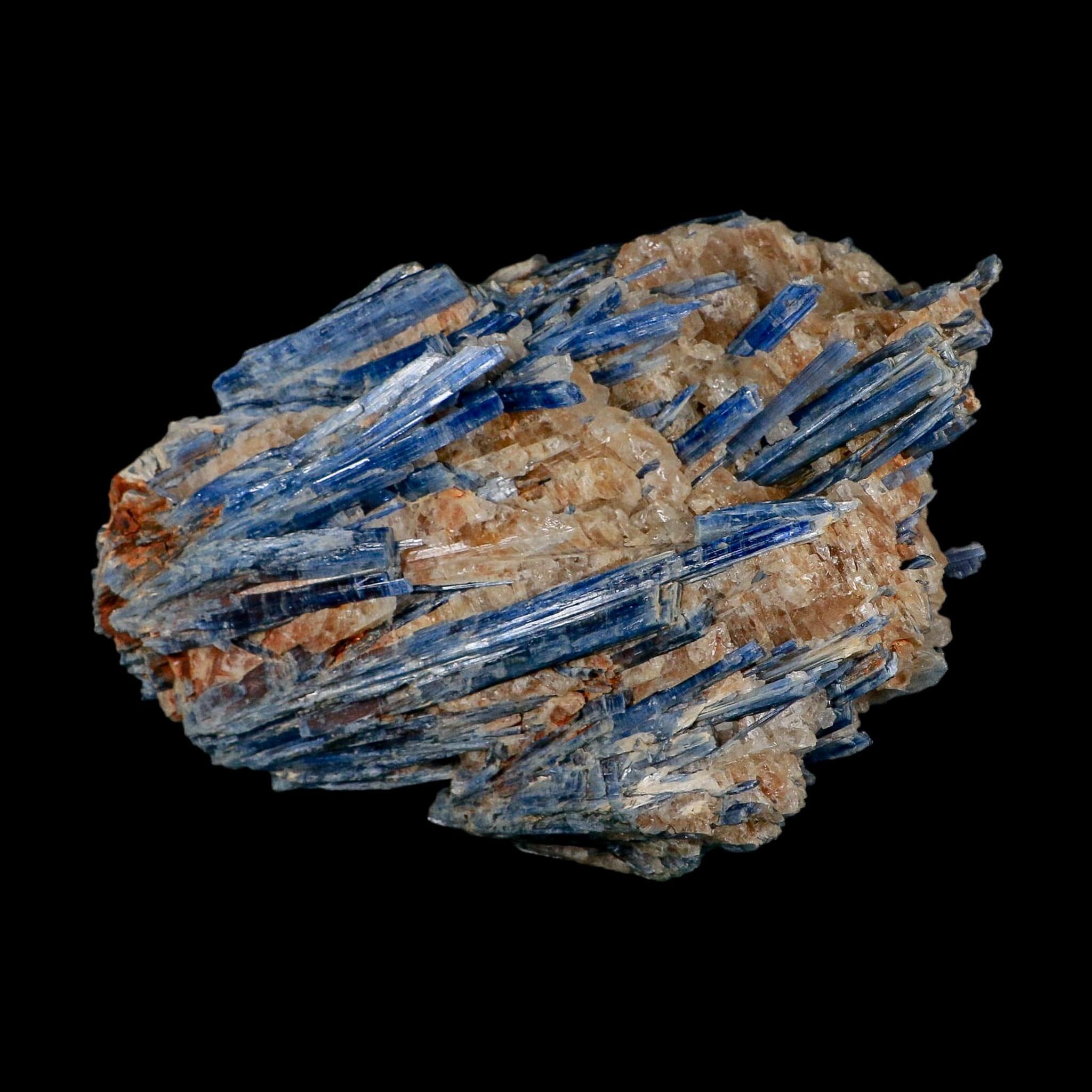 6.5" Rough Natural Sky Blue Kyanite And Quartz Crystal Mineral Specimen Brazil