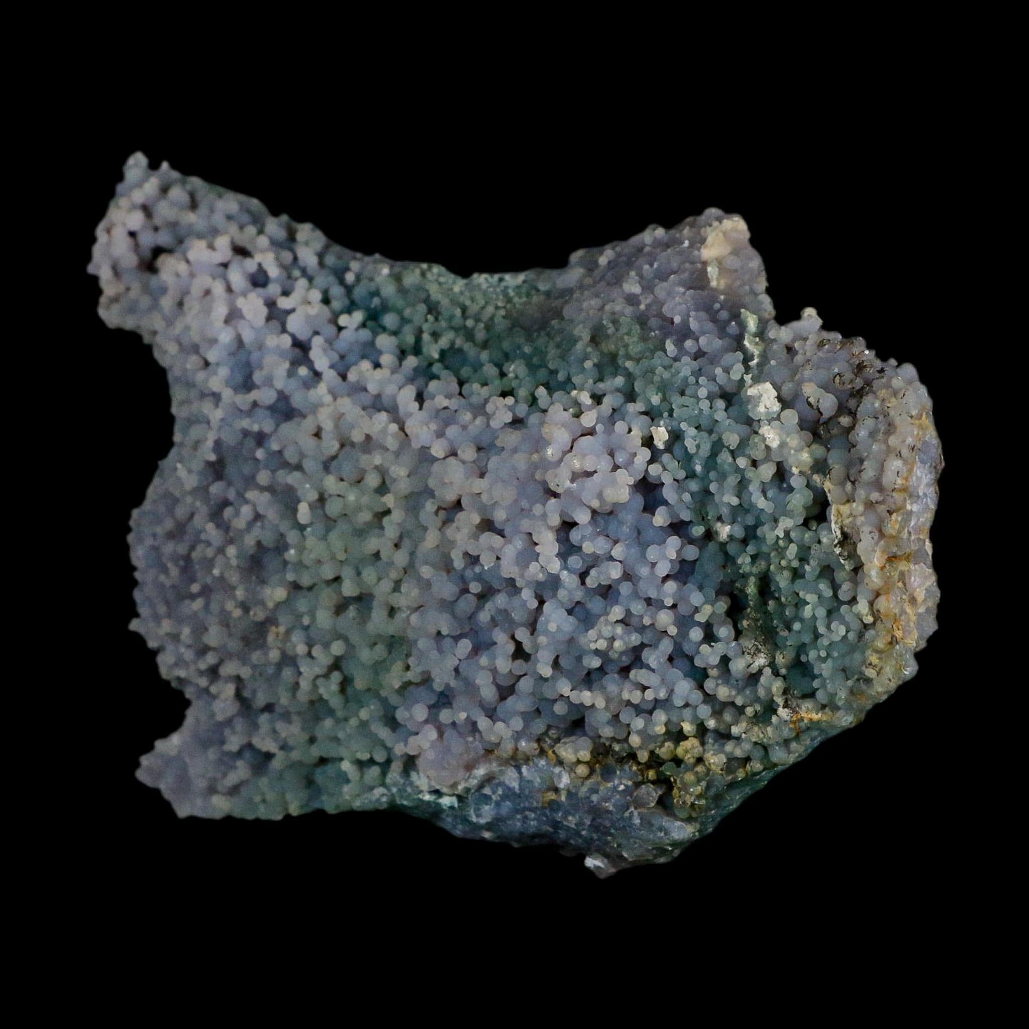 4.5" Purple And Green Grape Agate Botryoidal Crystal Cluster Mineral Sulawesi Island