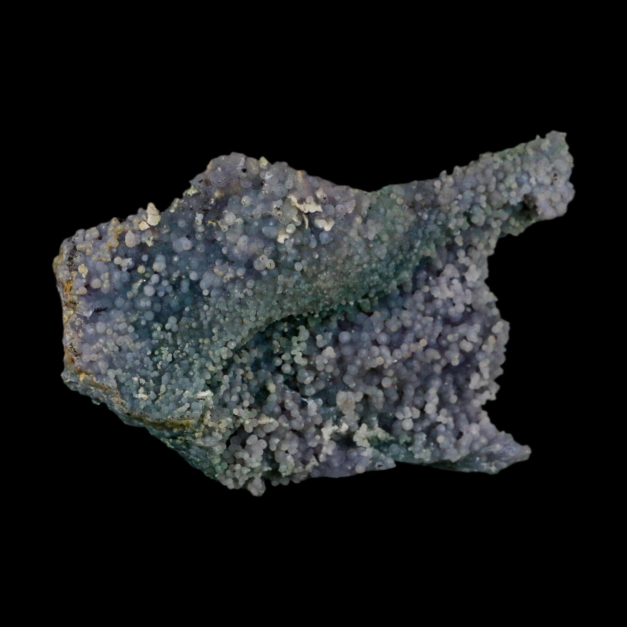4.5" Purple And Green Grape Agate Botryoidal Crystal Cluster Mineral Sulawesi Island