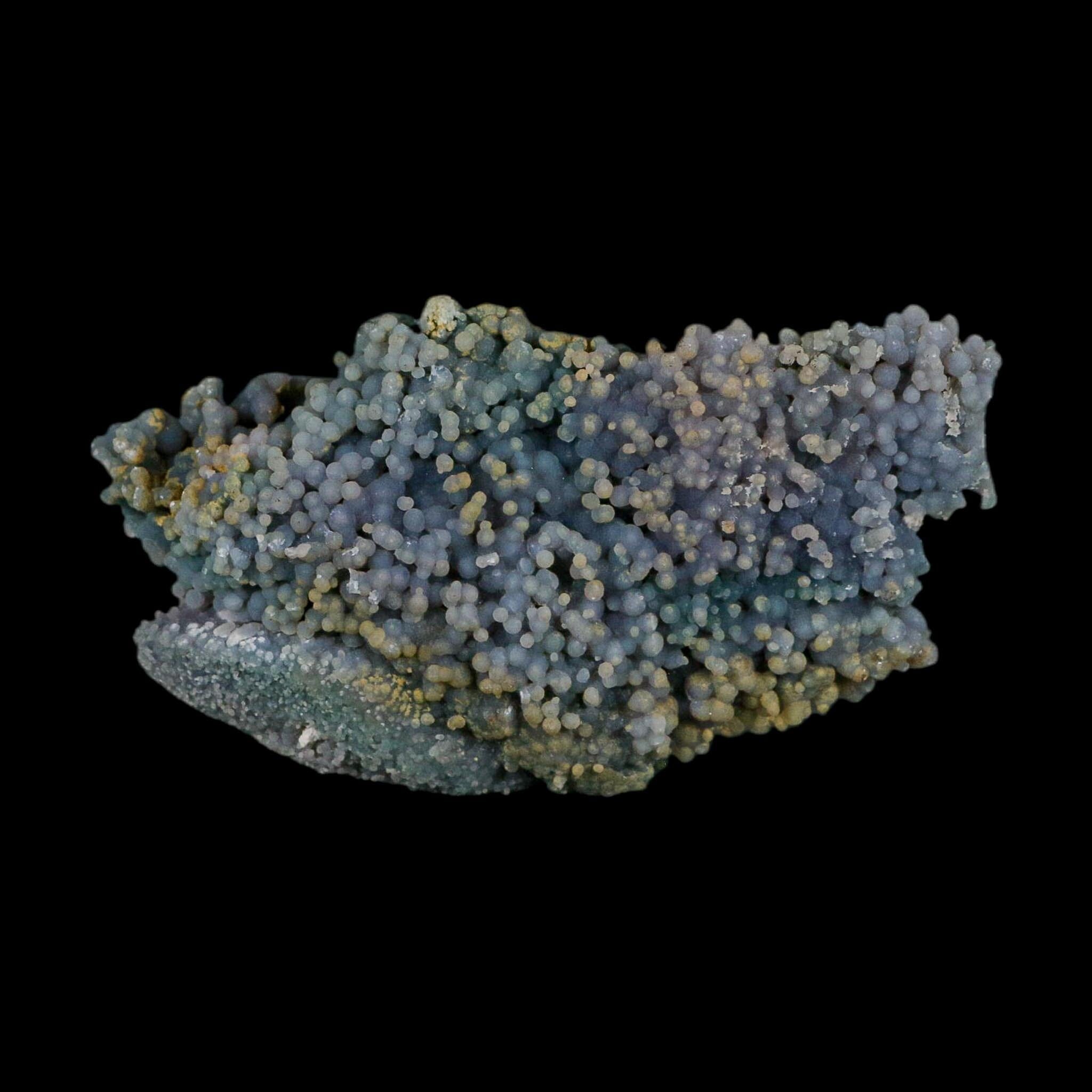 4.7" Purple And Green Grape Agate Botryoidal Crystal Cluster Mineral Sulawesi Island