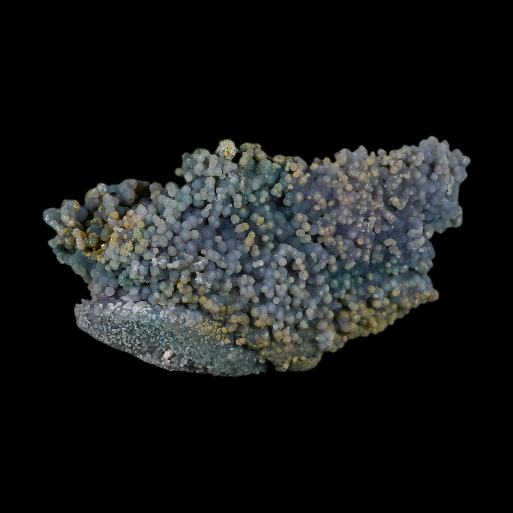 4.7" Purple And Green Grape Agate Botryoidal Crystal Cluster Mineral Sulawesi Island