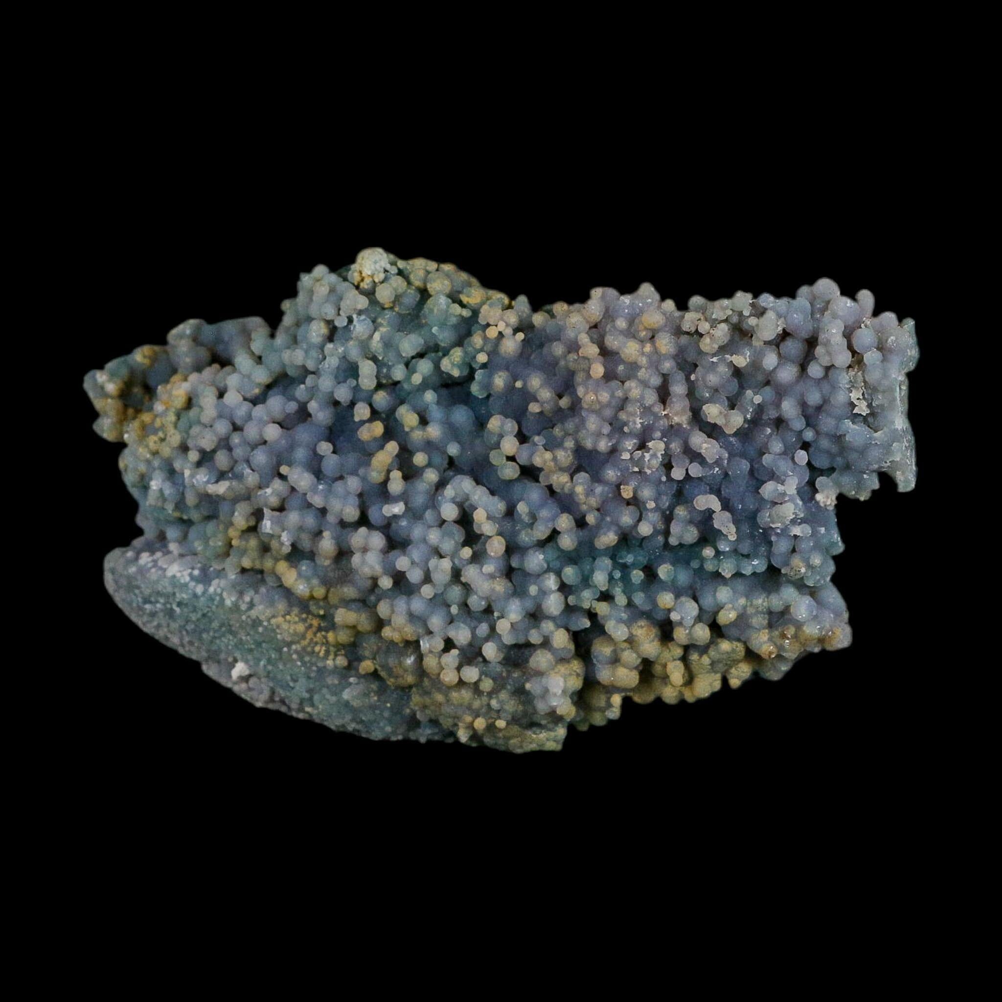 4.7" Purple And Green Grape Agate Botryoidal Crystal Cluster Mineral Sulawesi Island