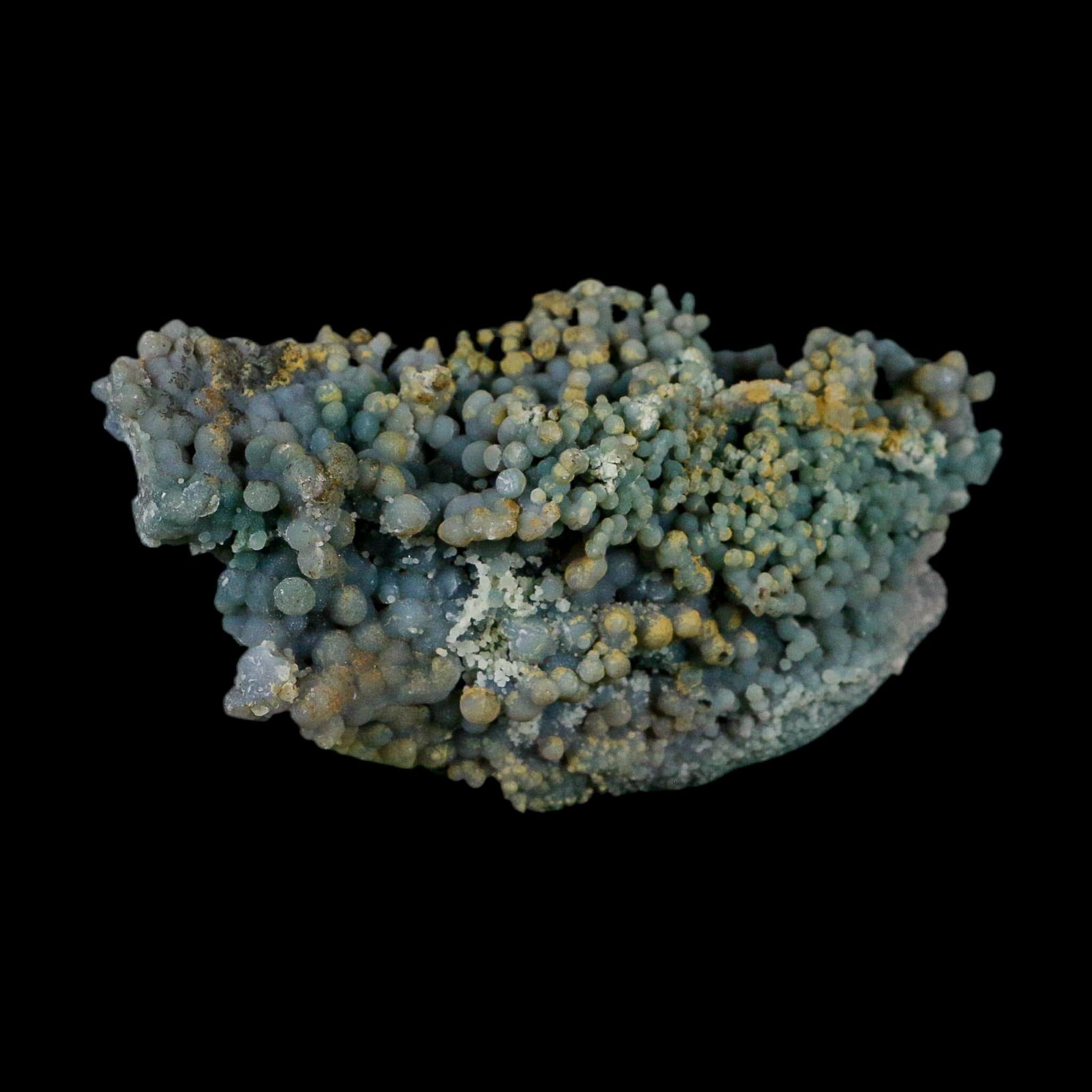 4.7" Purple And Green Grape Agate Botryoidal Crystal Cluster Mineral Sulawesi Island