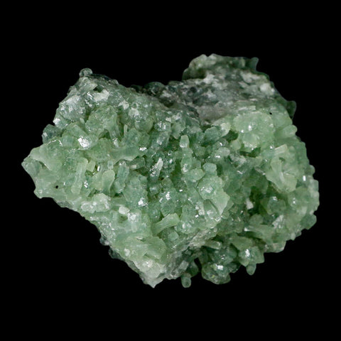 4.8" Rough Green Prehnite Crystal Mineral Specimen Location Imilchil, Morocco - Fossil Age Minerals