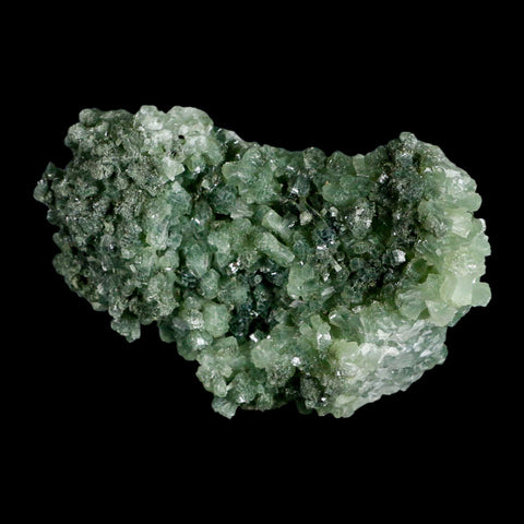 4.8" Rough Green Prehnite Crystal Mineral Specimen Location Imilchil, Morocco - Fossil Age Minerals