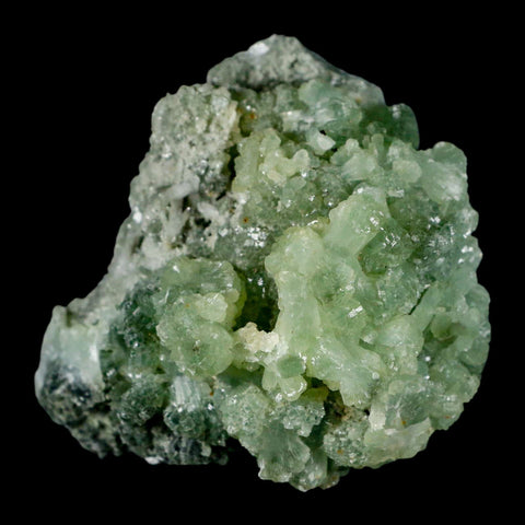 3.1" Rough Green Prehnite Crystal Mineral Specimen Location Imilchil, Morocco - Fossil Age Minerals