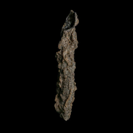3.9" Fulgurite Petrified Lightning Strike Glass Sahara Desert Algeria