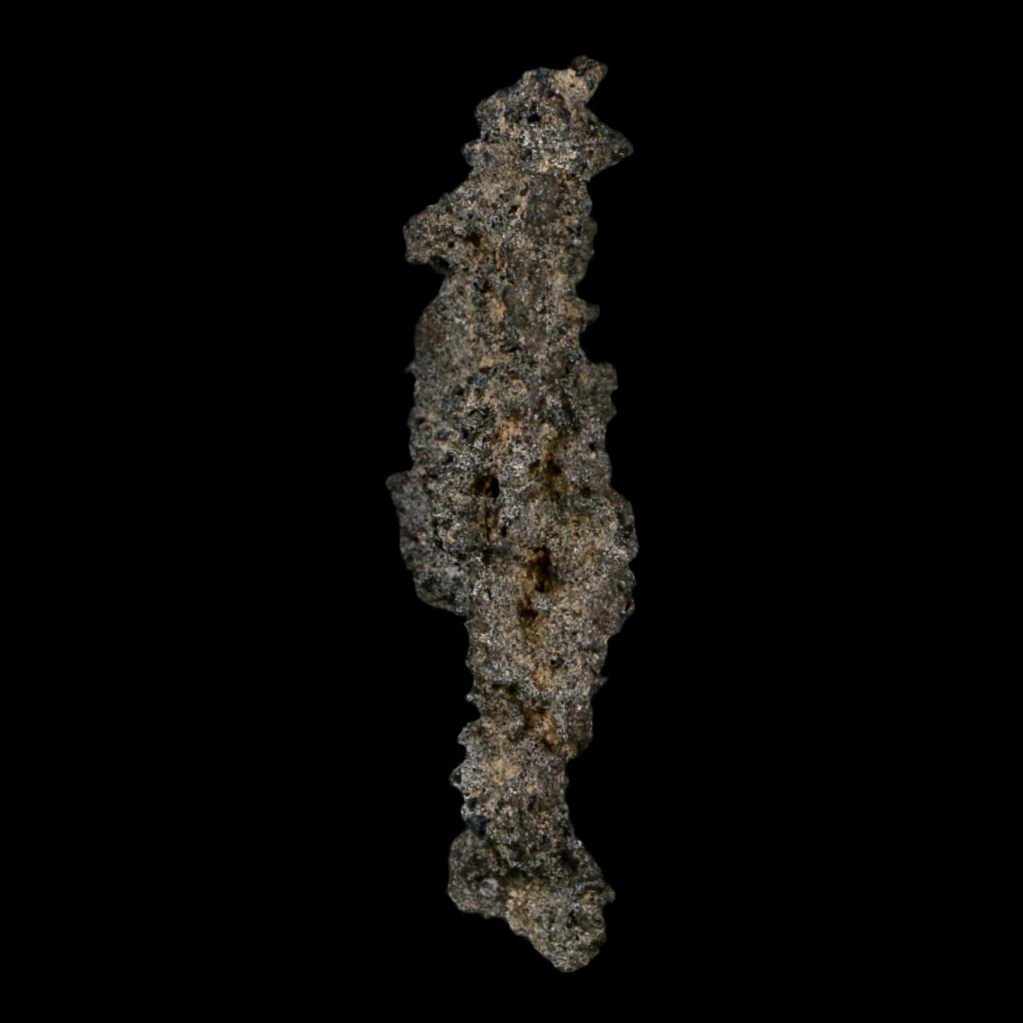 3.2" Fulgurite Petrified Lightning Strike Glass Sahara Desert Algeria - Fossil Age Minerals