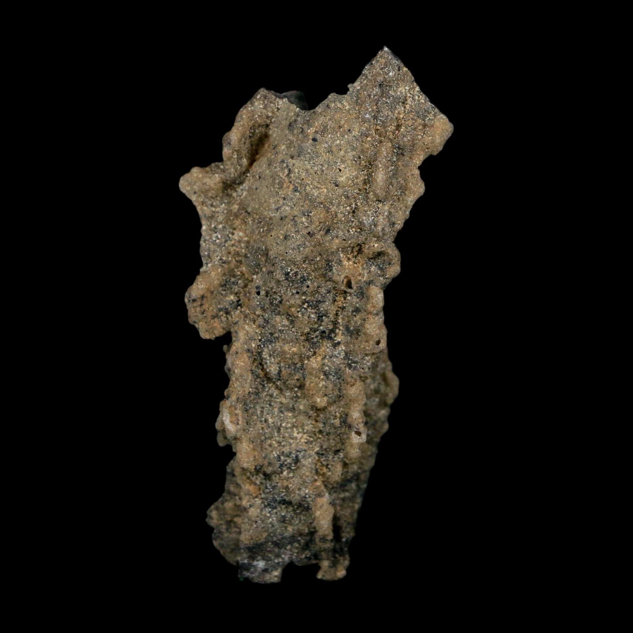 2.7" Fulgurite Petrified Lightning Strike Glass Sahara Desert Algeria - Fossil Age Minerals
