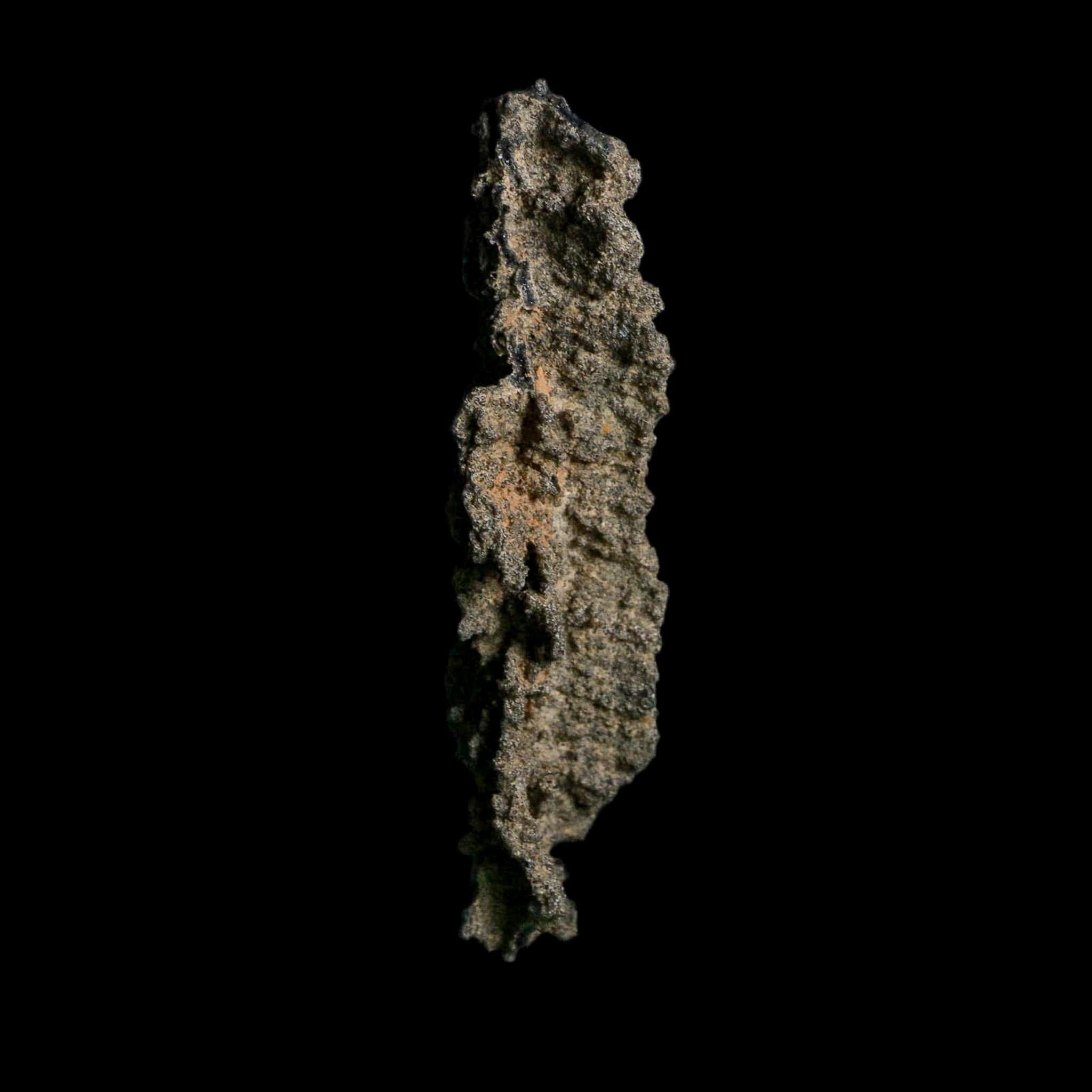 3.9" Fulgurite Petrified Lightning Strike Glass Sahara Desert Algeria - Fossil Age Minerals