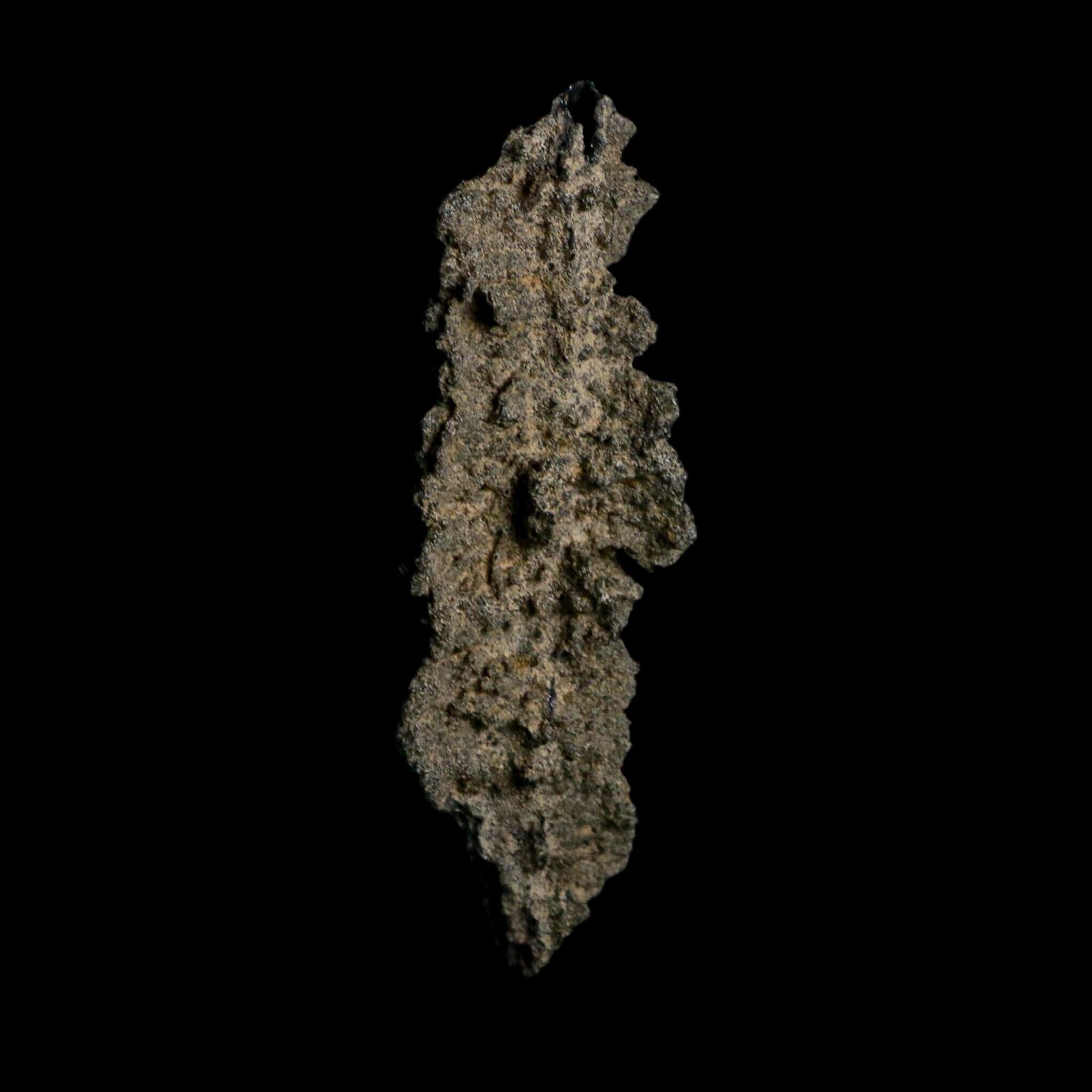 3.9" Fulgurite Petrified Lightning Strike Glass Sahara Desert Algeria - Fossil Age Minerals