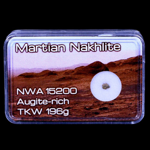Mars Rock Mars Meteorite Martian Nakhite Northwest Africa NWA 15200 Morocco - Fossil Age Minerals