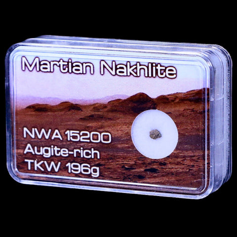 Mars Rock Mars Meteorite Martian Nakhite Northwest Africa NWA 15200 Morocco - Fossil Age Minerals