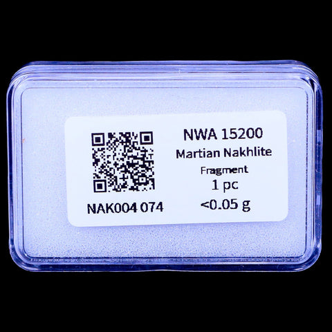 Mars Rock Mars Meteorite Martian Nakhite Northwest Africa NWA 15200 Morocco - Fossil Age Minerals