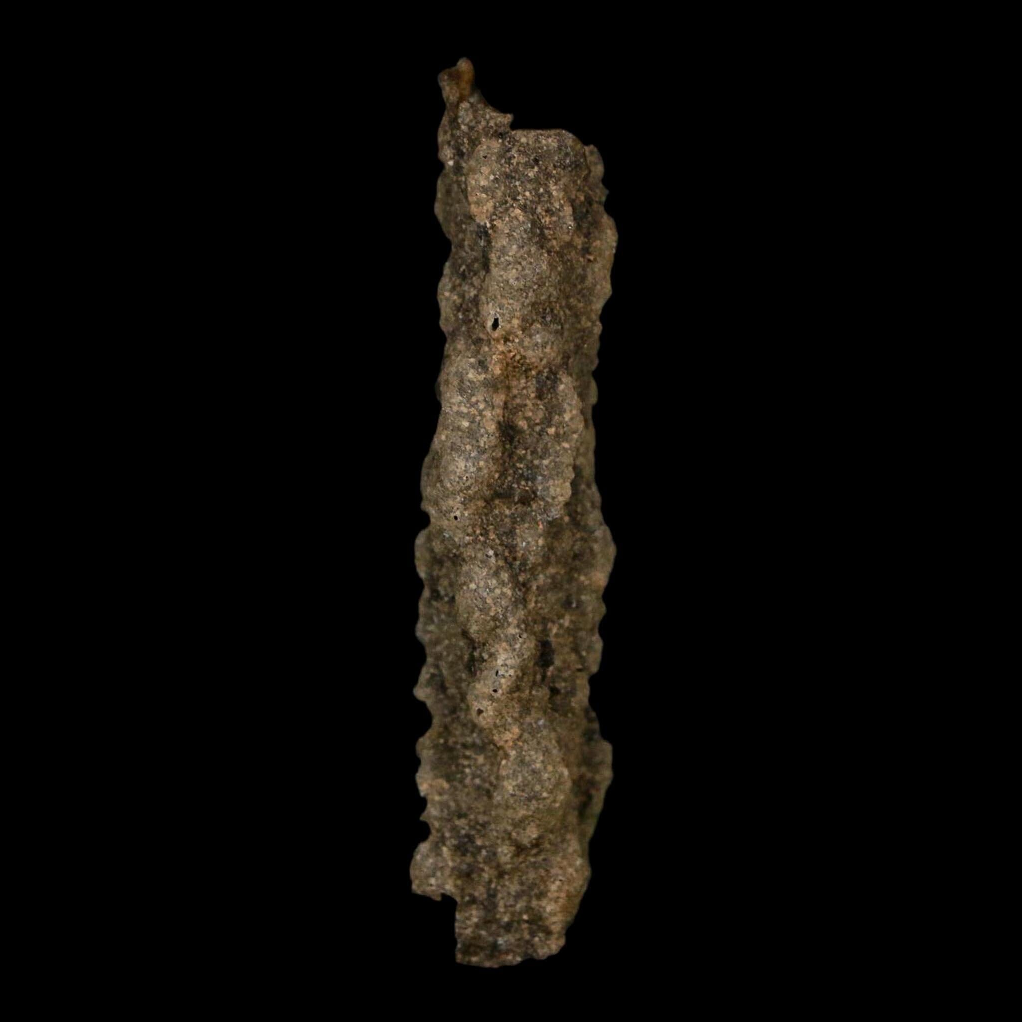 2.3" Fulgurite Petrified Lightning Strike Glass Sahara Desert Algeria - Fossil Age Minerals