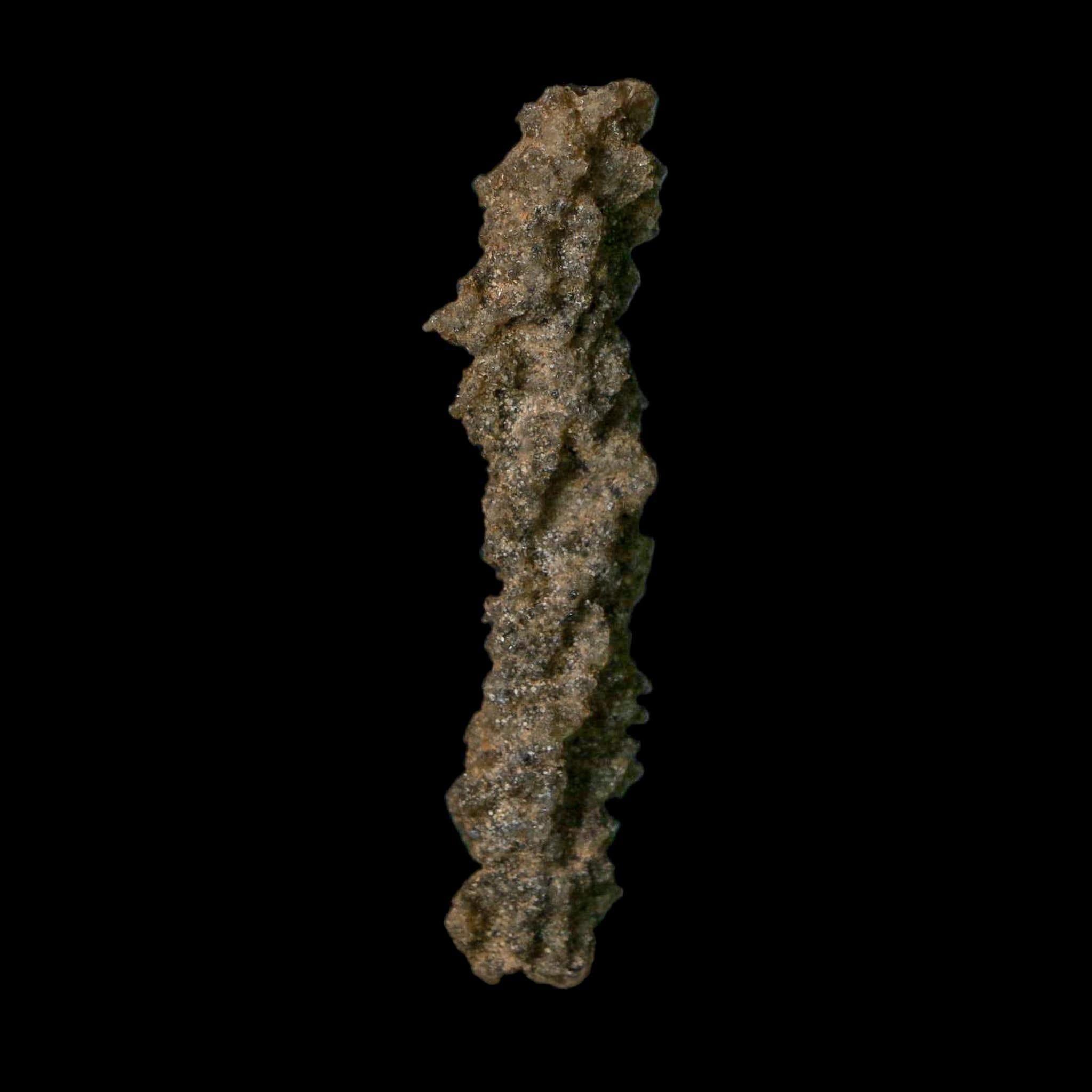 2.8" Fulgurite Petrified Lightning Strike Glass Sahara Desert Algeria - Fossil Age Minerals