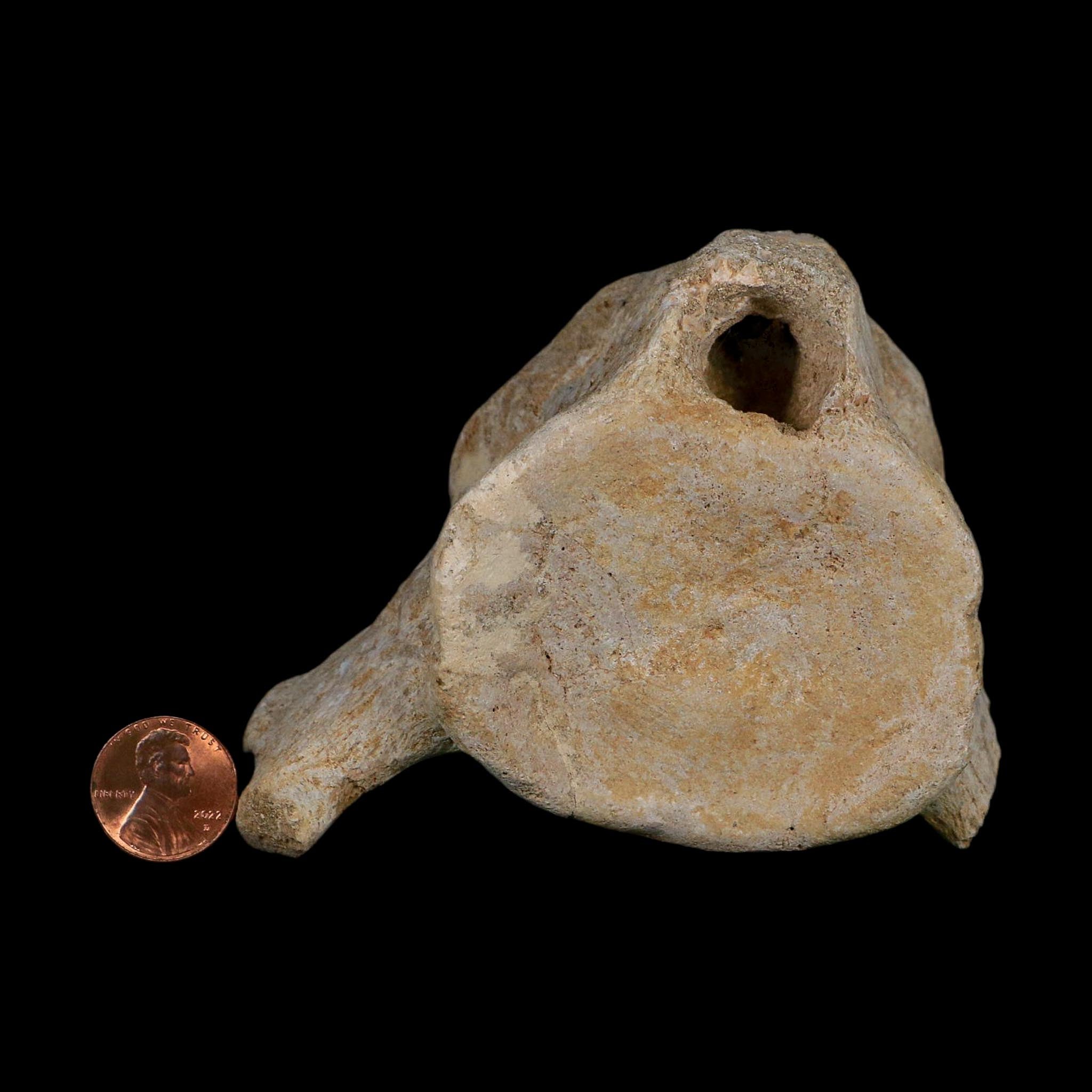 3.8" Plesiosaurus Fossil Vertebrae Cretaceous Dinosaur Era Morocco Zarafasaura COA