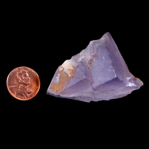 1.8" Purple Fluorite Crystal Cubes Cluster Mineral Specimen Taourirt Morocco - Fossil Age Minerals