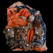 1.5" Sparkly Orange Barite Blades, Cerussite Crystals, Galena Crystal Mineral Morocco