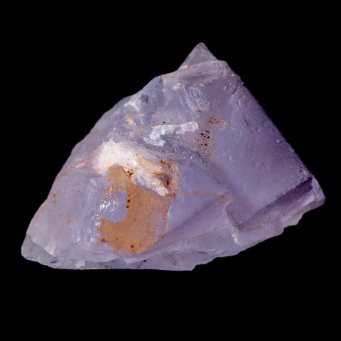 1.8" Purple Fluorite Crystal Cubes Cluster Mineral Specimen Taourirt Morocco - Fossil Age Minerals