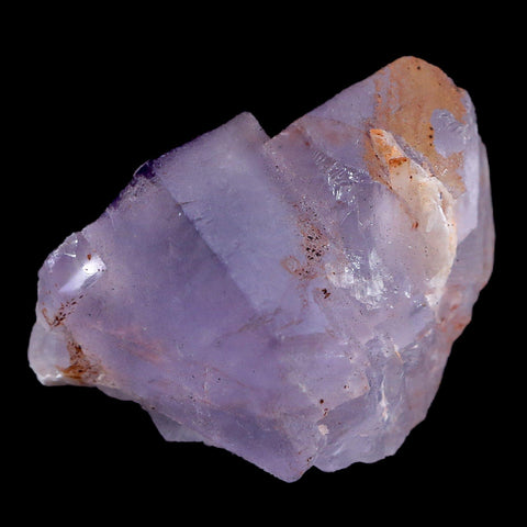 1.8" Purple Fluorite Crystal Cubes Cluster Mineral Specimen Taourirt Morocco - Fossil Age Minerals
