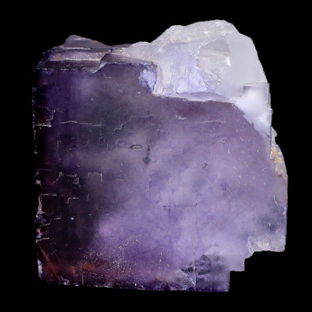 2.7" Purple Fluorite Crystal Cube Cluster Mineral Specimen Taourirt Morocco