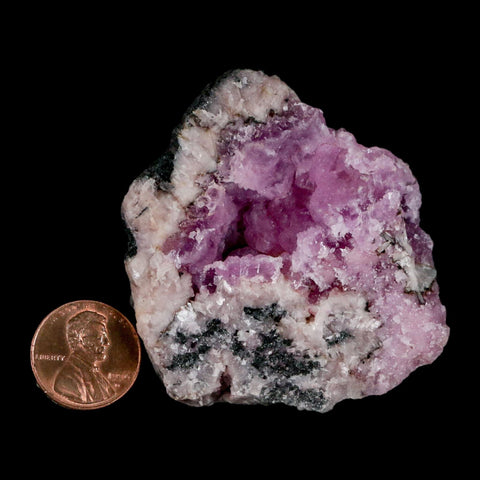 2.3" Pink Cobaltoan Calcite Natural Crystal Druzy Cobalt Mineral Bou Azzer Morocc - Fossil Age Minerals