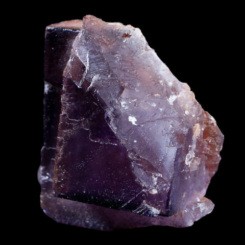 2.5" Purple Fluorite Crystal Cube Cluster Mineral Specimen Taourirt Morocco - Fossil Age Minerals