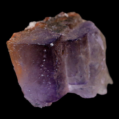 2.6" Purple Fluorite Crystal Cubes Cluster Mineral Specimen Taourirt Morocco