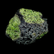 XL 3.8" Natural Emerald Peridot Crystal Minerals On Volcanic Rock Gila, Arizona