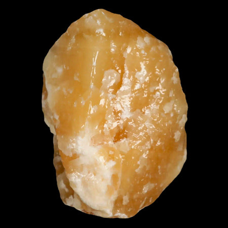 3.2" Natural Rough Orange Calcite Crystal Mineral Specimen Nuevo Leon Mexico
