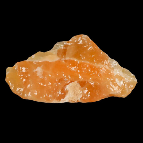3.7" Natural Rough Orange Calcite Crystal Mineral Specimen Nuevo Leon Mexico - Fossil Age Minerals