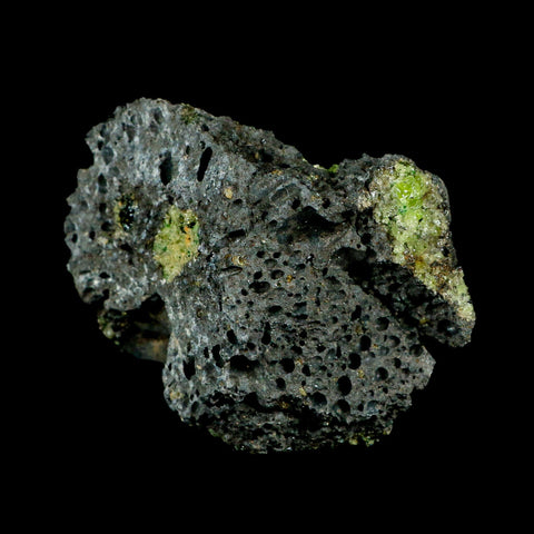 XL 4.5" Natural Emerald Peridot Crystal Minerals On Volcanic Rock Gila, Arizona - Fossil Age Minerals