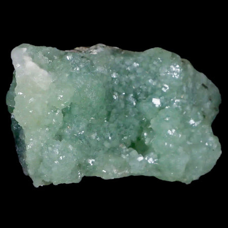 2.4" Rough Green Prehnite Crystal Mineral Specimen Location Imilchil, Morocco