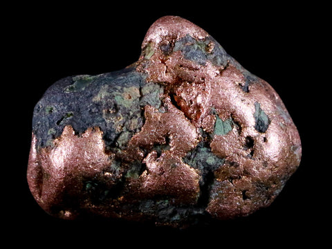 1.3" Solid Native Copper Polished Nugget Mineral Keweenaw Michigan 1.1 OZ - Fossil Age Minerals