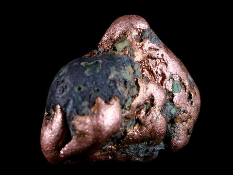 1.3" Solid Native Copper Polished Nugget Mineral Keweenaw Michigan 1.1 OZ - Fossil Age Minerals