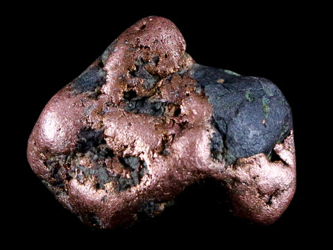 1.3" Solid Native Copper Polished Nugget Mineral Keweenaw Michigan 1.1 OZ - Fossil Age Minerals