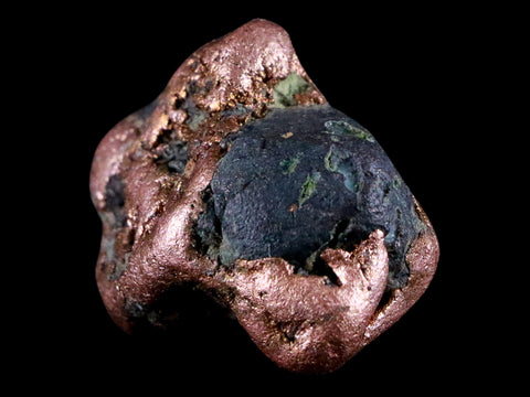 1.3" Solid Native Copper Polished Nugget Mineral Keweenaw Michigan 1.1 OZ - Fossil Age Minerals