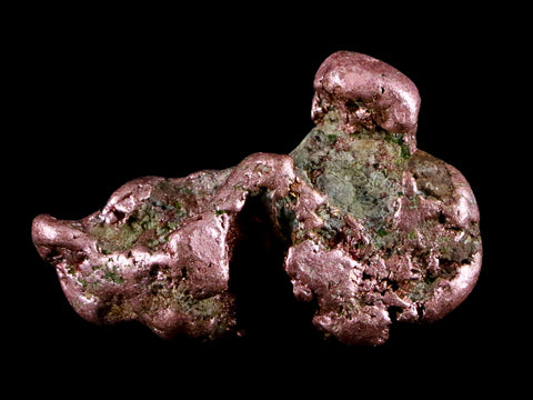 1.5" Solid Native Copper Polished Nugget Mineral Keweenaw Michigan 0.9 OZ - Fossil Age Minerals