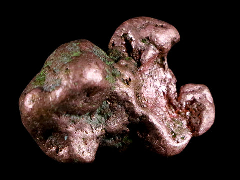 1.1" Solid Native Copper Polished Nugget Mineral Keweenaw Michigan 0.8 OZ - Fossil Age Minerals