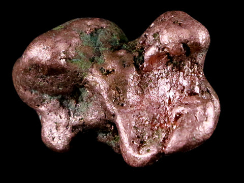 1.1" Solid Native Copper Polished Nugget Mineral Keweenaw Michigan 0.8 OZ - Fossil Age Minerals