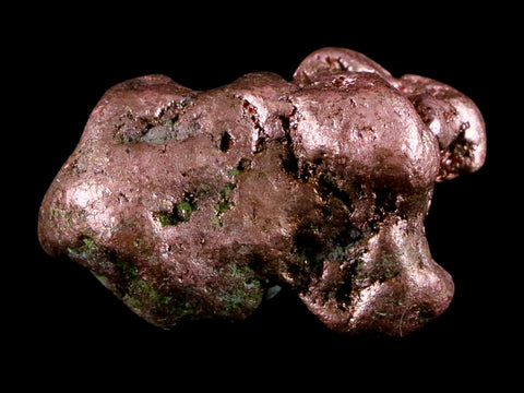 1.1" Solid Native Copper Polished Nugget Mineral Keweenaw Michigan 0.8 OZ - Fossil Age Minerals
