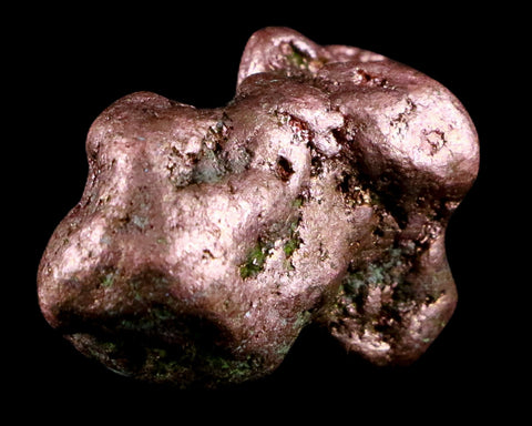 1.1" Solid Native Copper Polished Nugget Mineral Keweenaw Michigan 0.8 OZ - Fossil Age Minerals