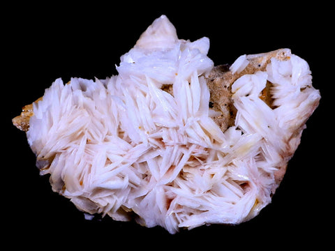 XL 4.1" White Crystal Barite Blades Mineral Specimen Mabladen Morocco - Fossil Age Minerals