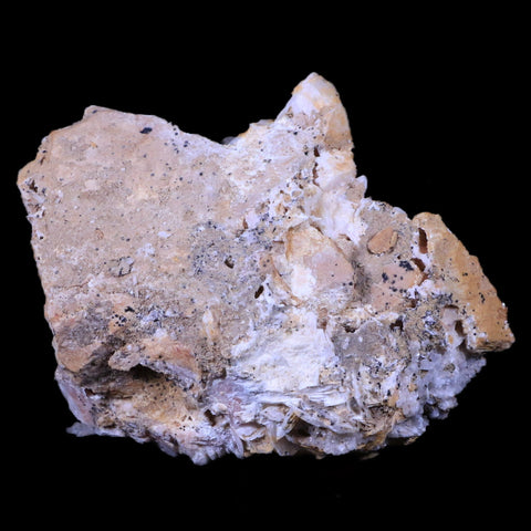 XL 4.1" White Crystal Barite Blades Mineral Specimen Mabladen Morocco - Fossil Age Minerals