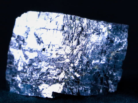 Rough Natural Silver Metallic Galena Crystal Mineral Mibladen Morocco 3.3 OZ - Fossil Age Minerals