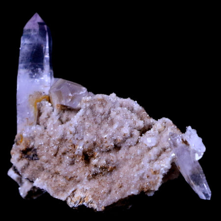 2.1" Amethyst Crystal Cluster Mineral Specimen Peidra Parada Veracruz Mexico Stand